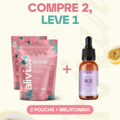 Aliviah®️ - Aliviador de Cólicas Sabor Morango | Único 16 em 1